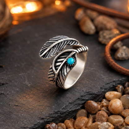 Making Antique Feather Gemstone Rings