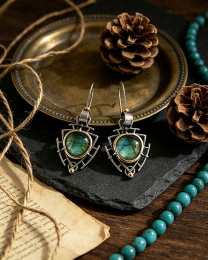 Heart-Shaped Unique Earrings