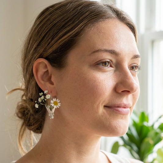 Chiesma Bouquet Earrings — Earrings Made for Your Own Flowers