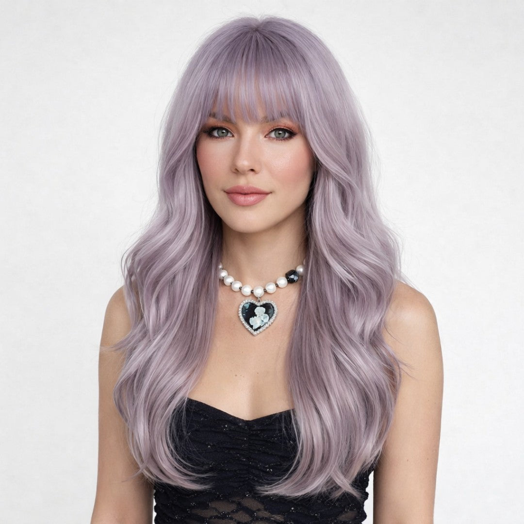 Chiesma 24″ Long Wavy Glueless Synthetic Wig – Multiple Colors Available