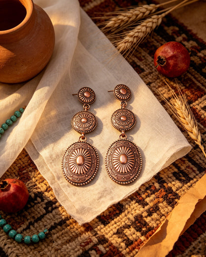 Retro Bohemian Pattern Earrings