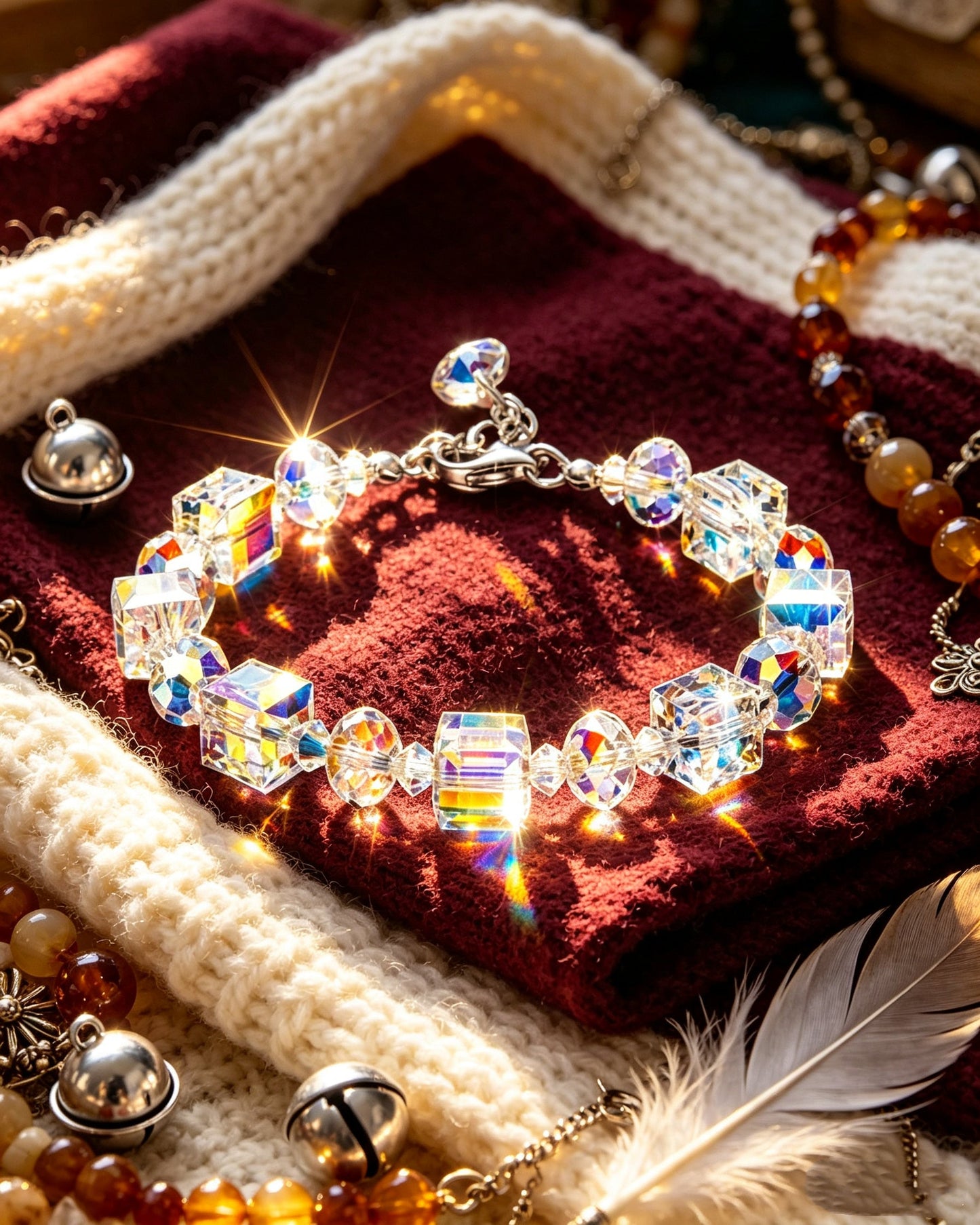 Fashion Square Crystal Bracelet