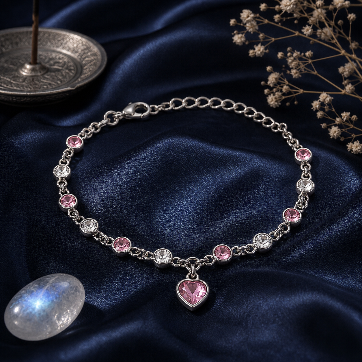 Ocean Heart Austrian Crystal Bracelet