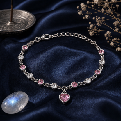 Ocean Heart Austrian Crystal Bracelet