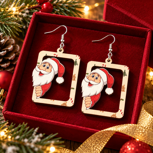 Santa Claus Has Arrived - Hollow Creativity Earrings
