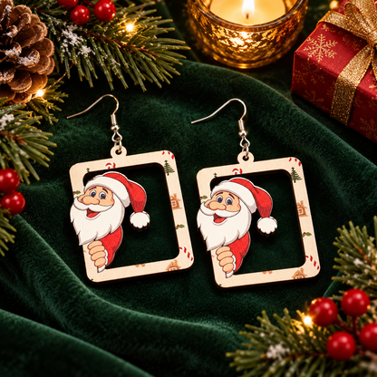 Santa Claus Has Arrived - Hollow Creativity Earrings