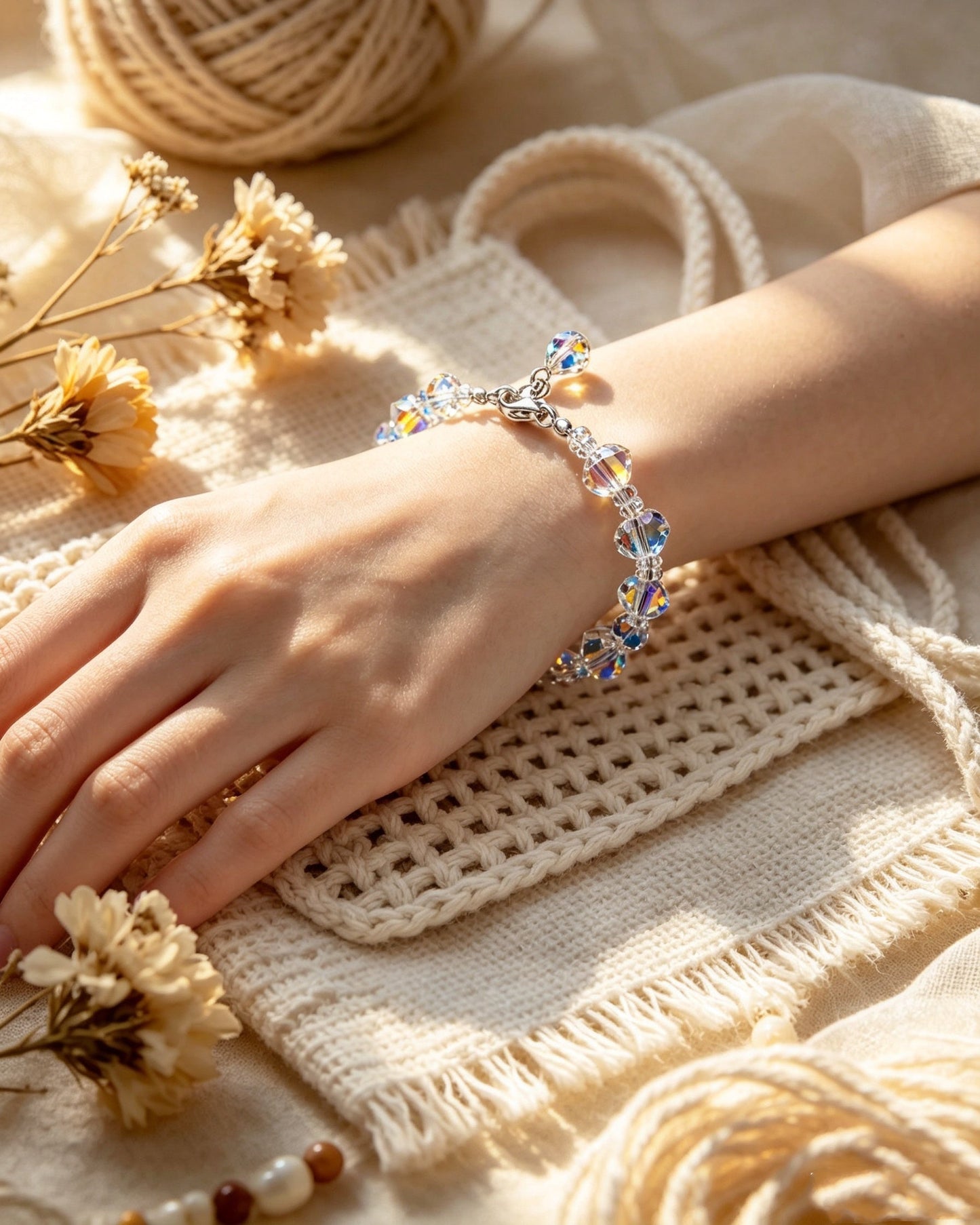 Fashion Square Crystal Bracelet