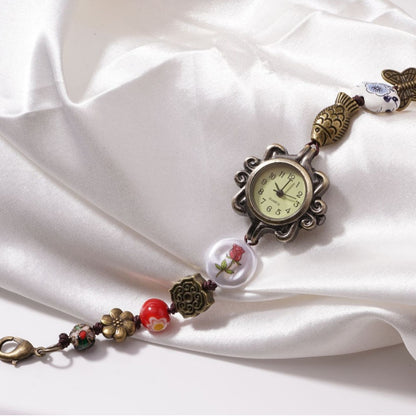 Retro Bronze Rose Watch