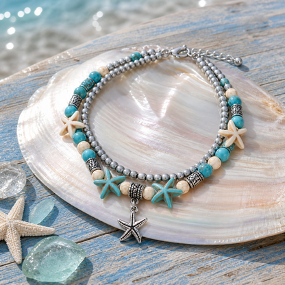 Boho Vacation Style Shell Anklet