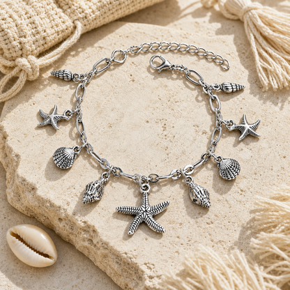 Classic Starfish Pendant Anklet