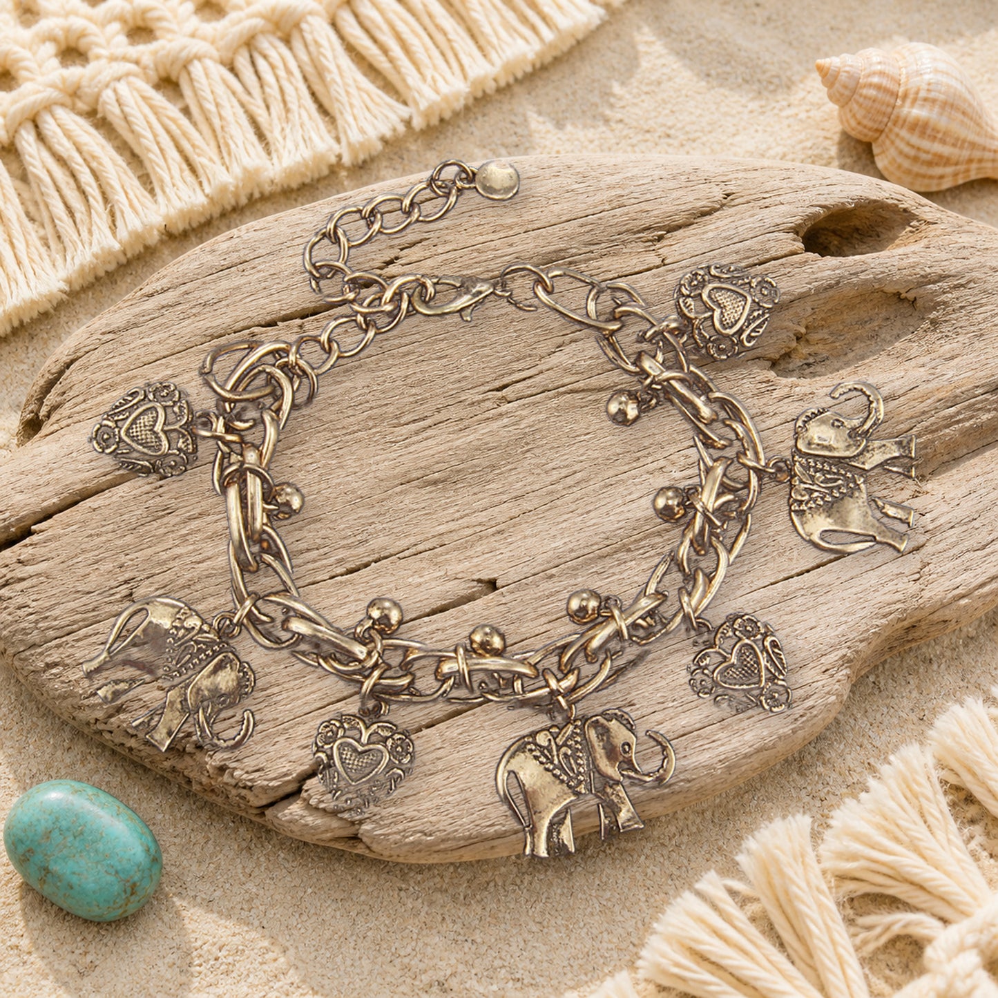 Classic Vintage Accessory - Elephant-shaped Bracelet