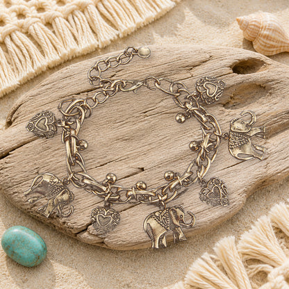 Classic Vintage Accessory - Elephant-shaped Bracelet