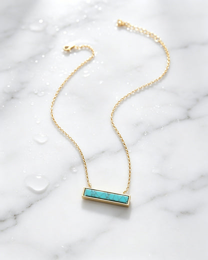 One-Piece Turquoise Necklace