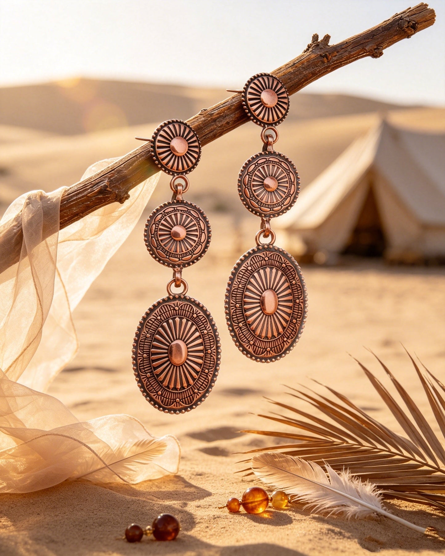 Retro Bohemian Pattern Earrings