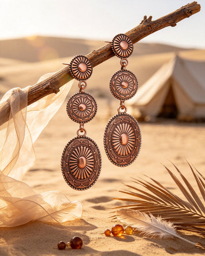 Retro Bohemian Pattern Earrings