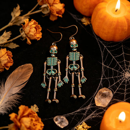 Halloween Punk-style Skull Earrings