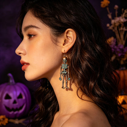 Halloween Punk-style Skull Earrings