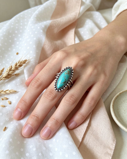 Oval Turquoise Ring