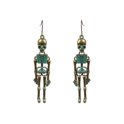 Halloween Punk-style Skull Earrings