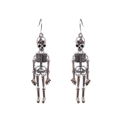 Halloween Punk-style Skull Earrings