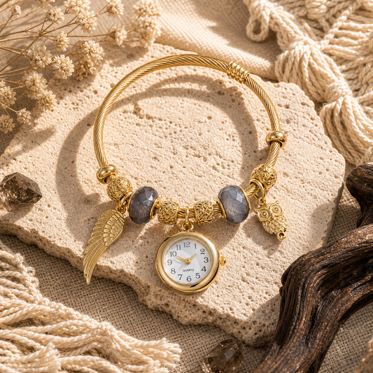 DIY Beaded Pendant Watch