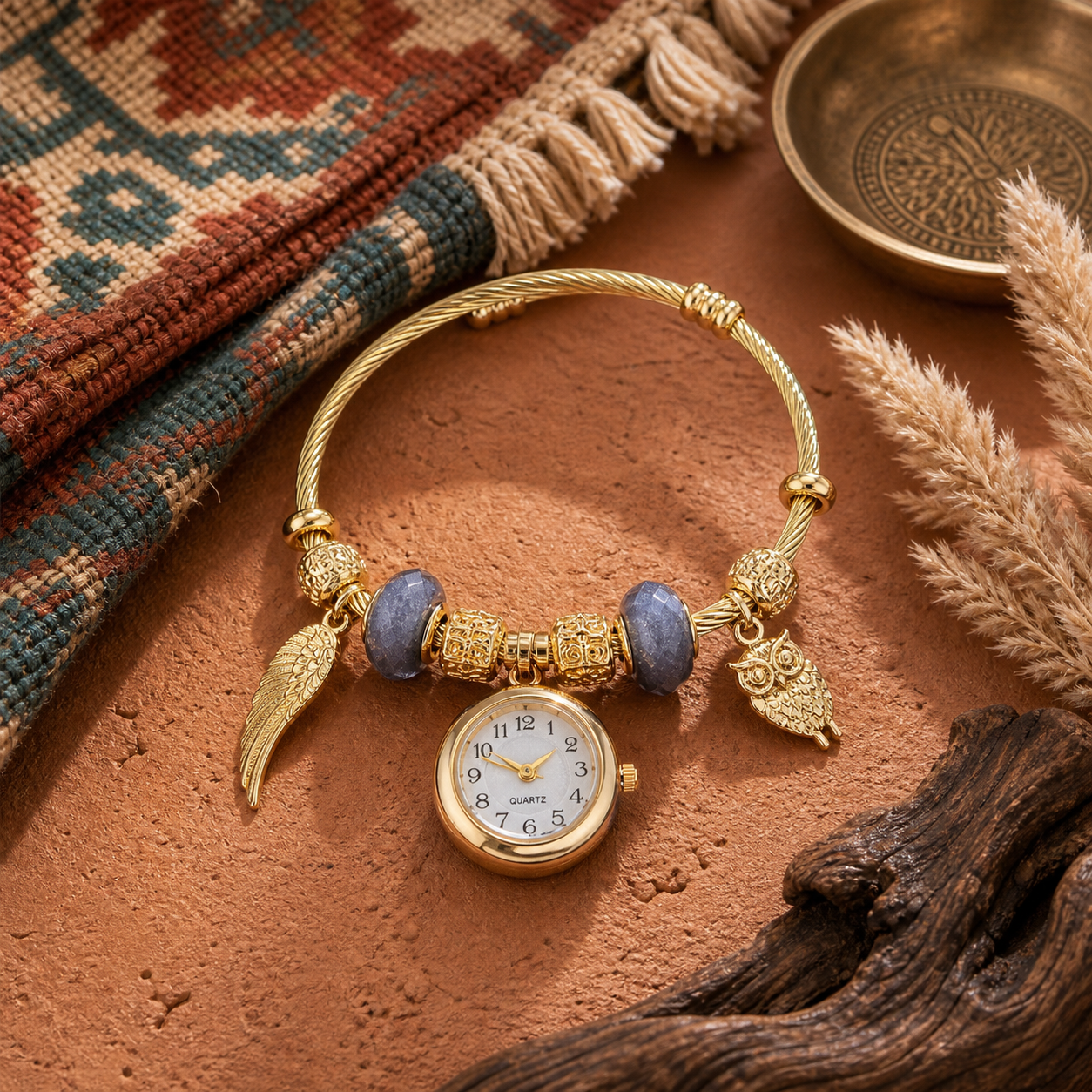 DIY Beaded Pendant Watch