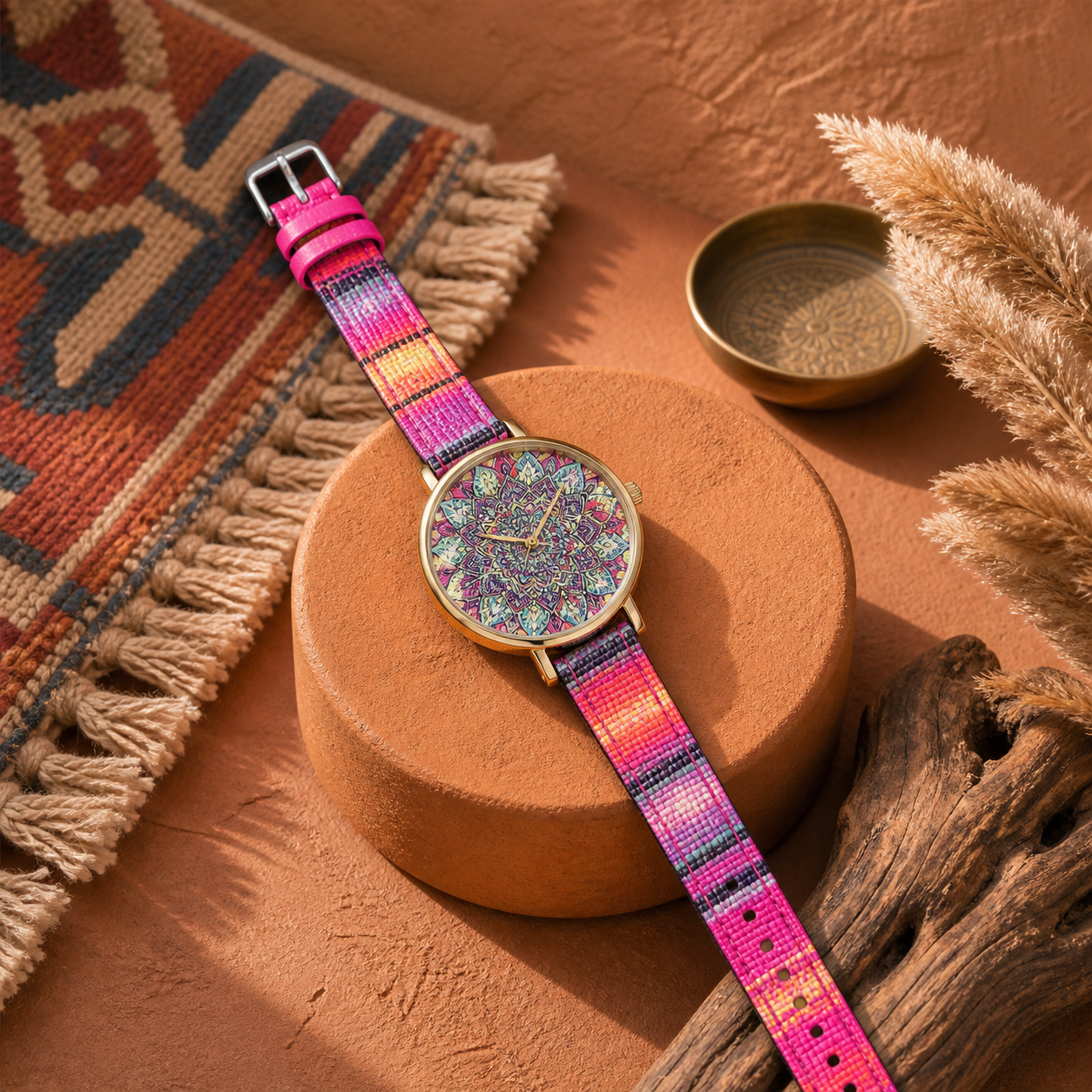 Ins Hit Product Boho Colored Watch