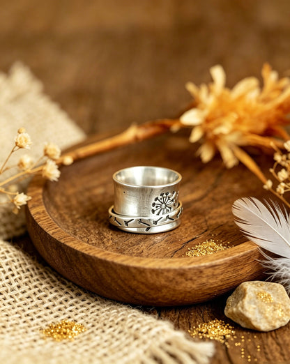 Dandelions Can Rotate Their Rings