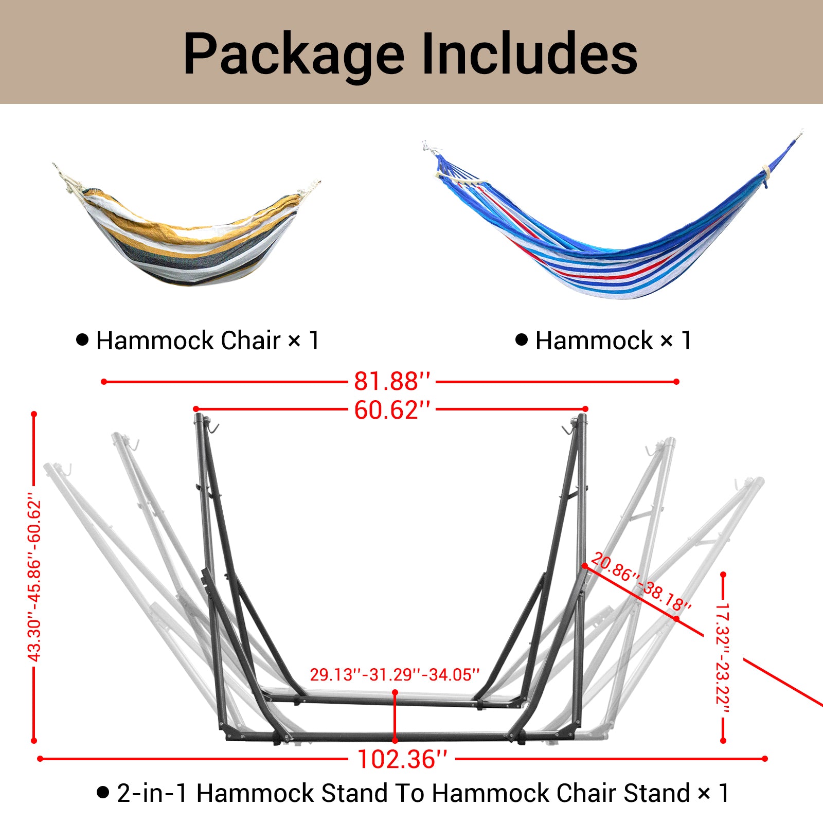 Chiesma Hammock Chair Stand