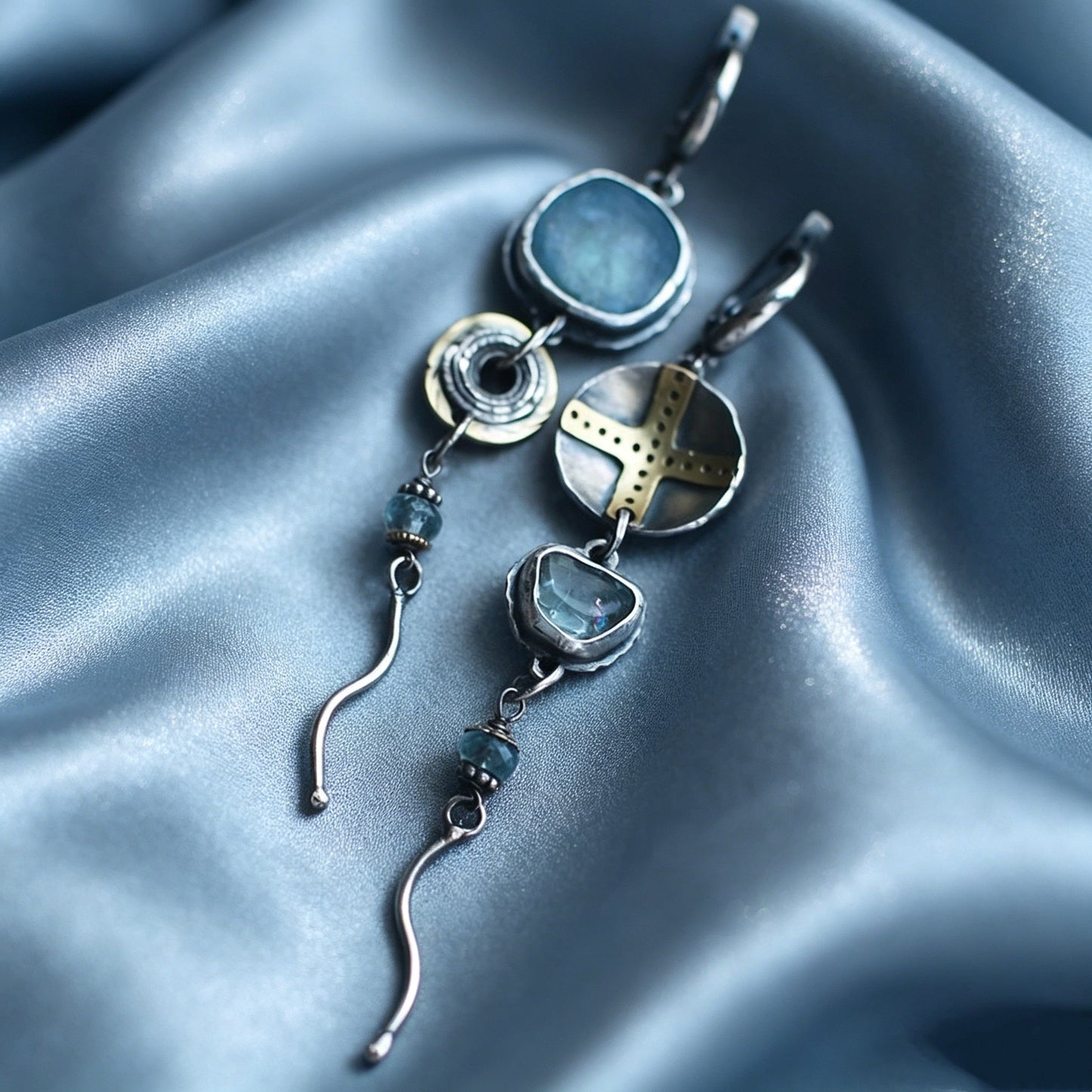 Asymmetric Long Earrings