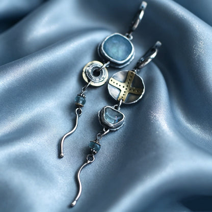 Asymmetric Long Earrings
