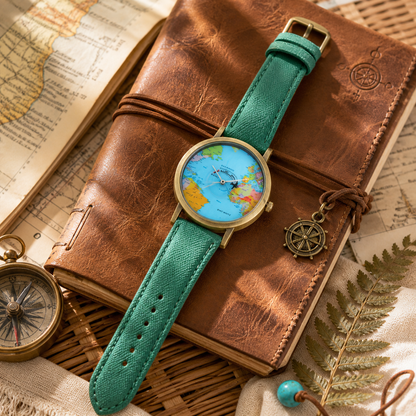 Aircraft Second-hand Map Fashion Watch