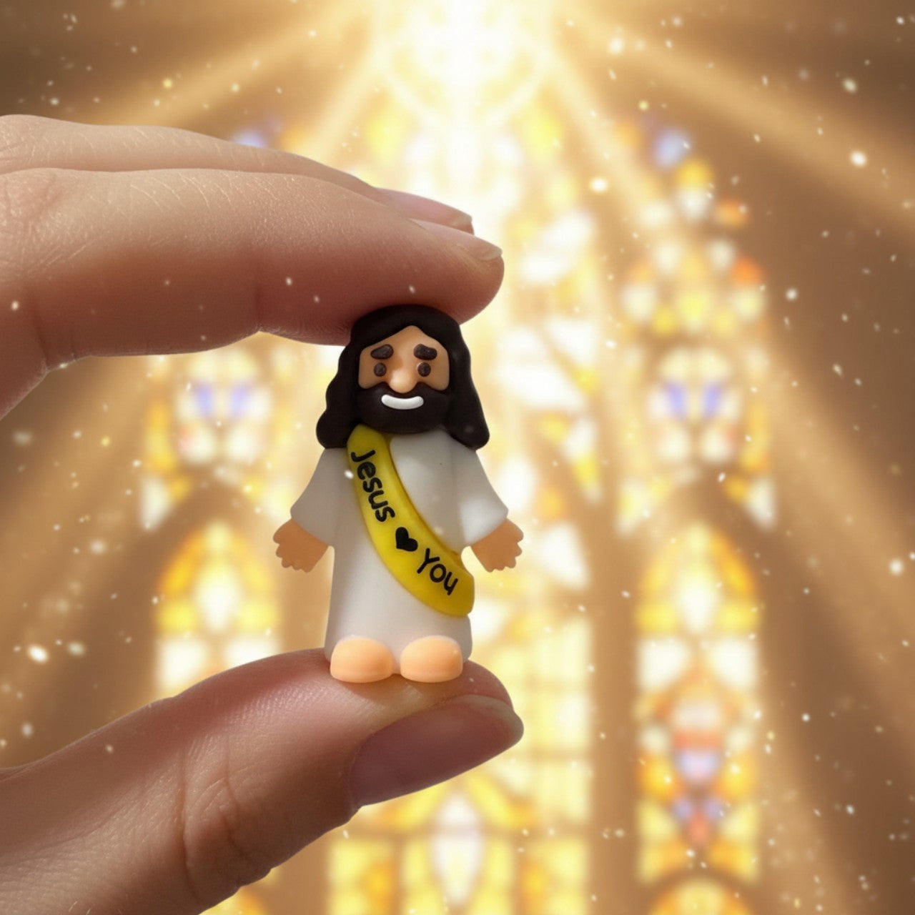 Mini Jesus Figurines 50-Pack – Faith Tokens for Sharing & Events
