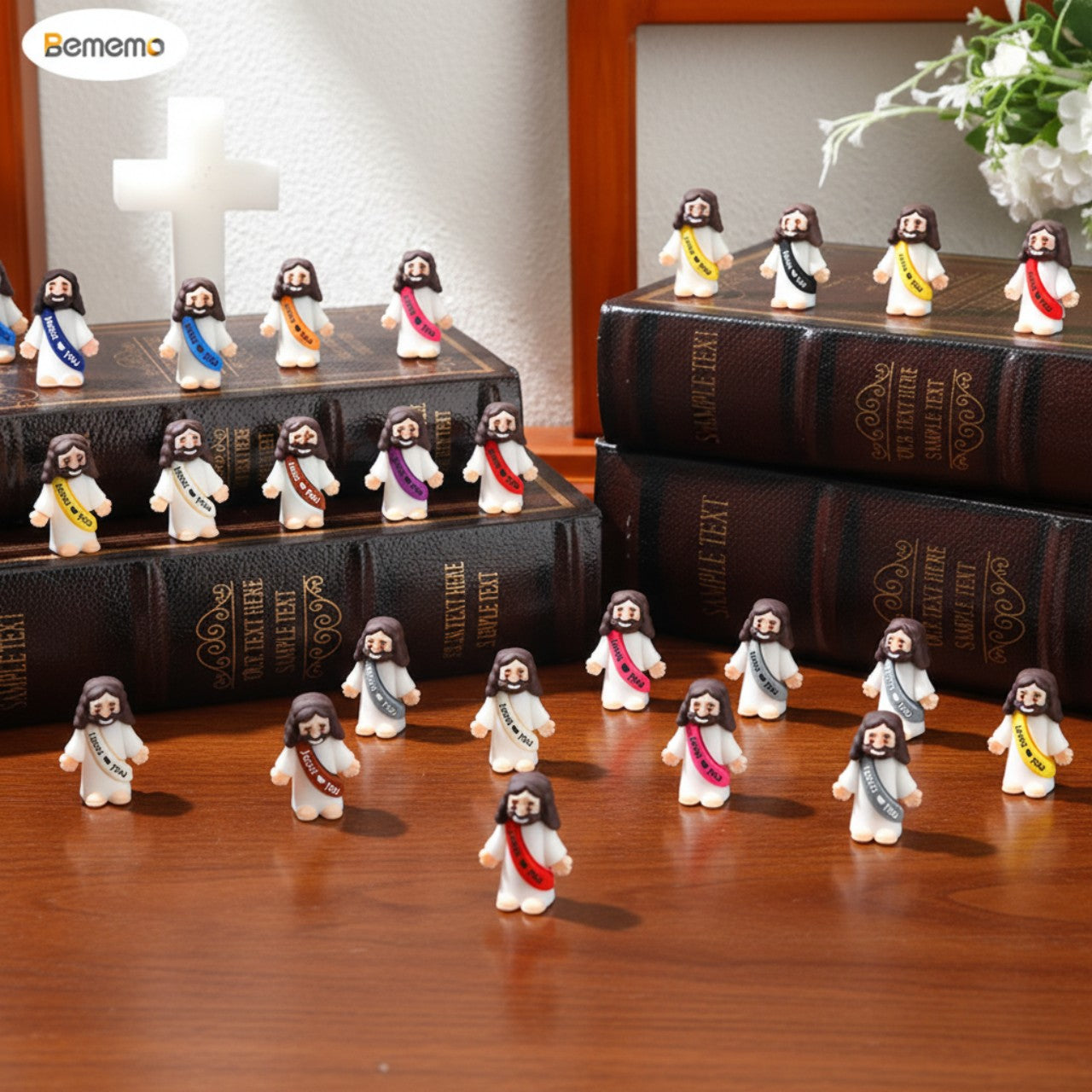 Mini Jesus Figurines 50-Pack – Faith Tokens for Sharing & Events