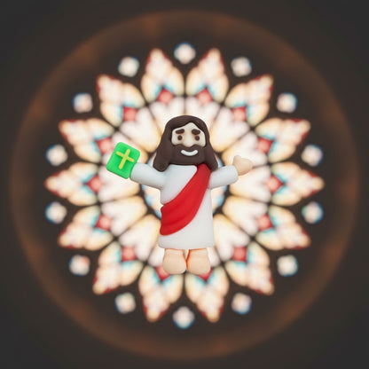 Mini Jesus Figurines 50-Pack – Faith Tokens for Sharing & Events