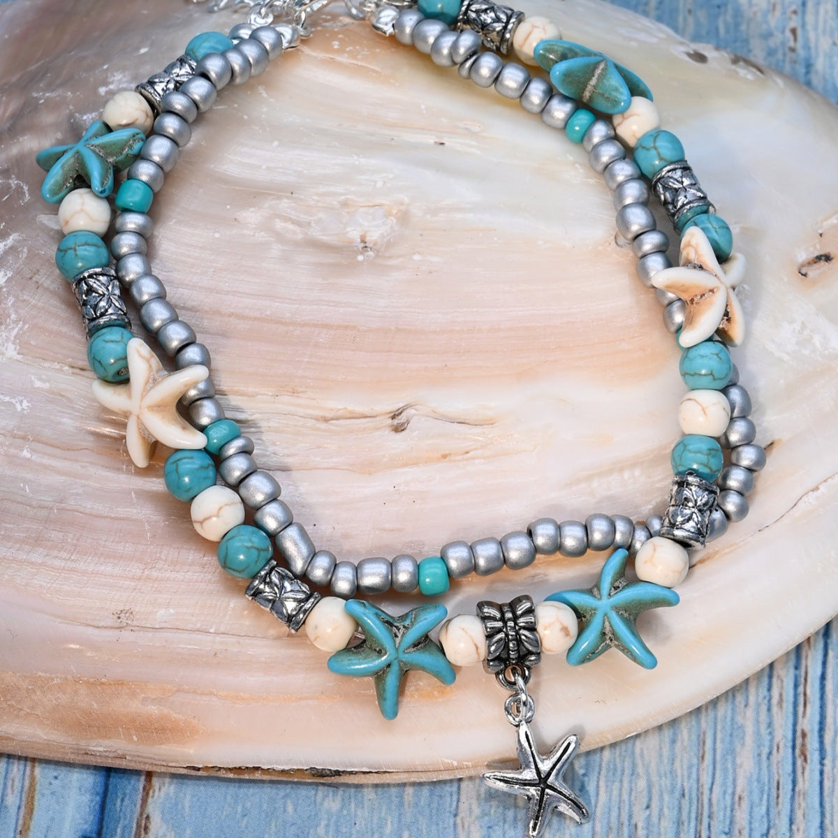 Boho Vacation Style Shell Anklet