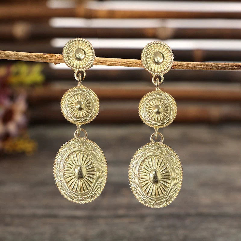 Retro Bohemian Pattern Earrings