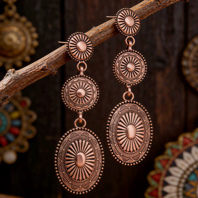 Retro Bohemian Pattern Earrings