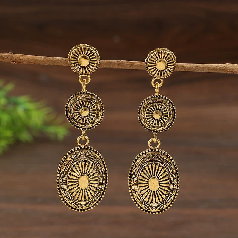 Retro Bohemian Pattern Earrings