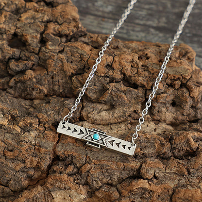 Single Arrow Pendant Necklace