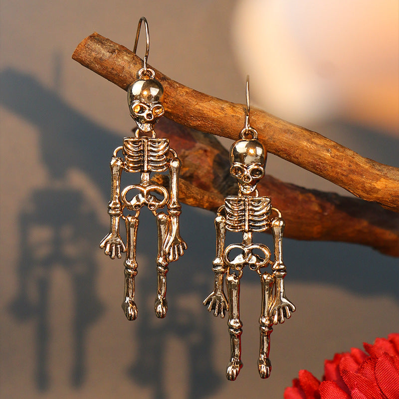 Halloween Punk-style Skull Earrings