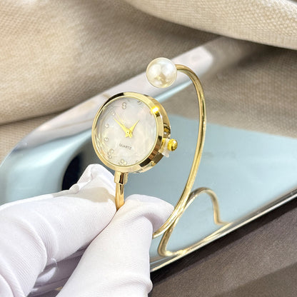 Lazy Style Pearl Watch Bracelet