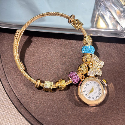 DIY Beaded Pendant Watch
