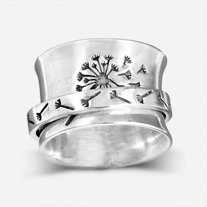 Dandelions Can Rotate Their Rings