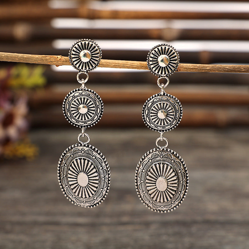 Retro Bohemian Pattern Earrings