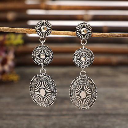 Retro Bohemian Pattern Earrings