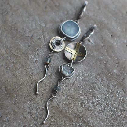 Asymmetric Long Earrings