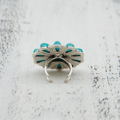 Bohemian Style Turquoise Ring