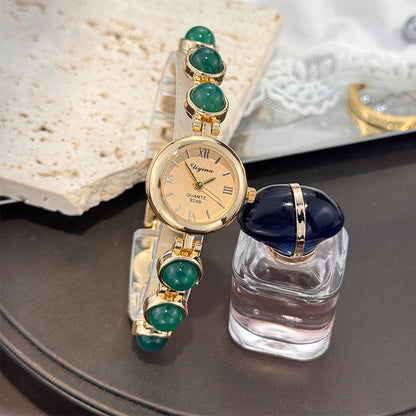 Tiger-Eye Stone Watch Bracelet