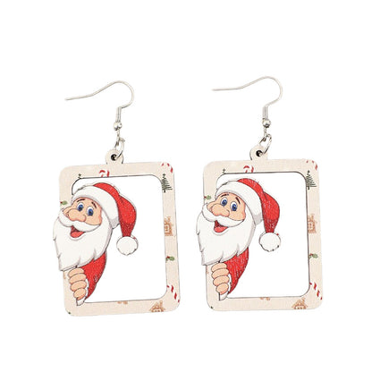 Santa Claus Has Arrived - Hollow Creativity Earrings